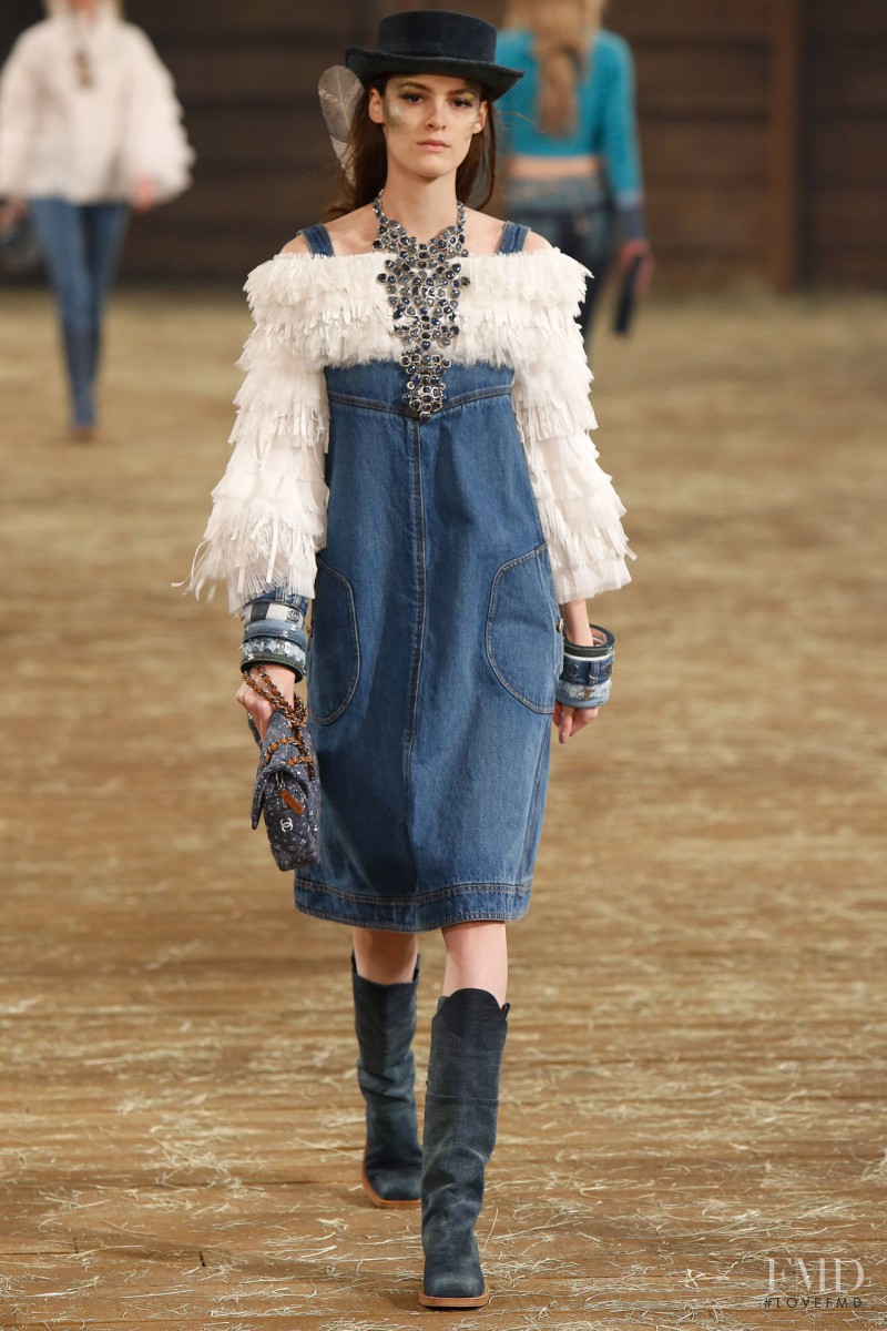 Kremi Otashliyska featured in  the Chanel fashion show for Pre-Fall 2014