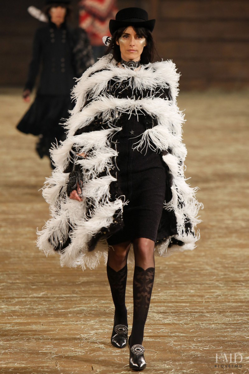 Danielle Zinaich featured in  the Chanel fashion show for Pre-Fall 2014