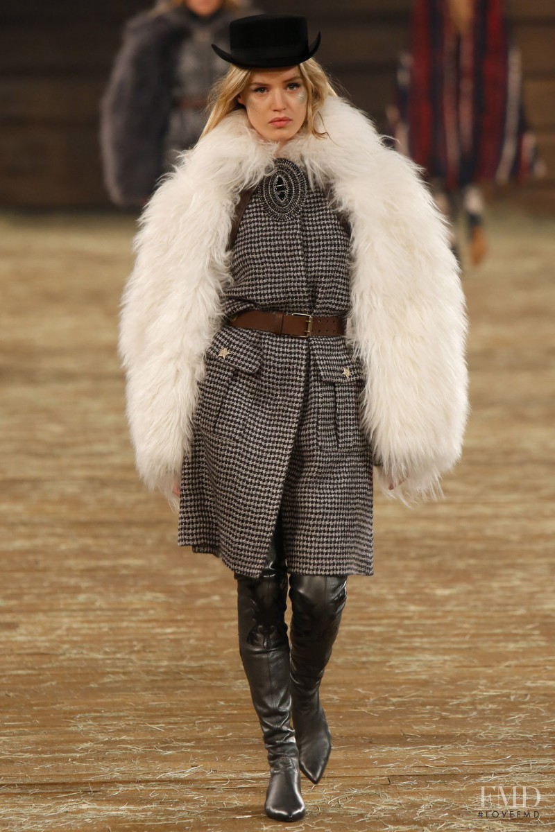 Georgia May Jagger featured in  the Chanel fashion show for Pre-Fall 2014