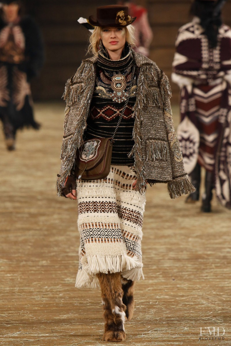 Natalia Siodmiak featured in  the Chanel fashion show for Pre-Fall 2014