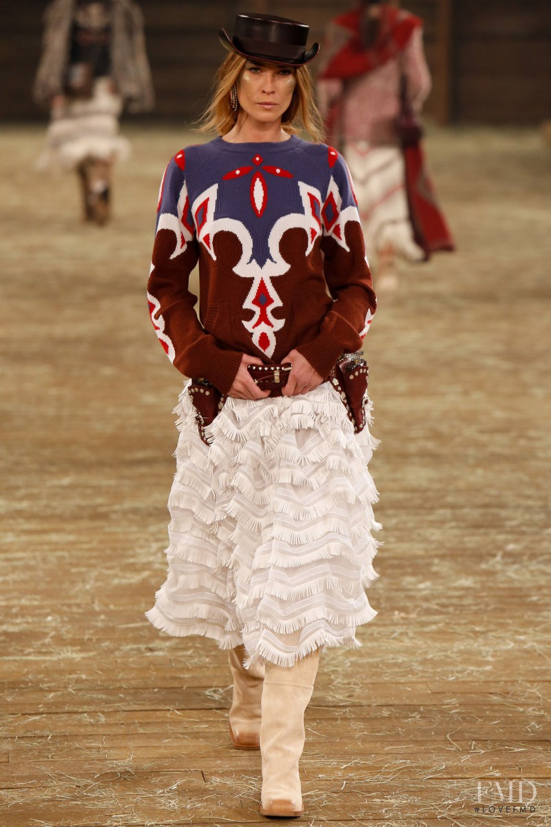 Erin Wasson featured in  the Chanel fashion show for Pre-Fall 2014