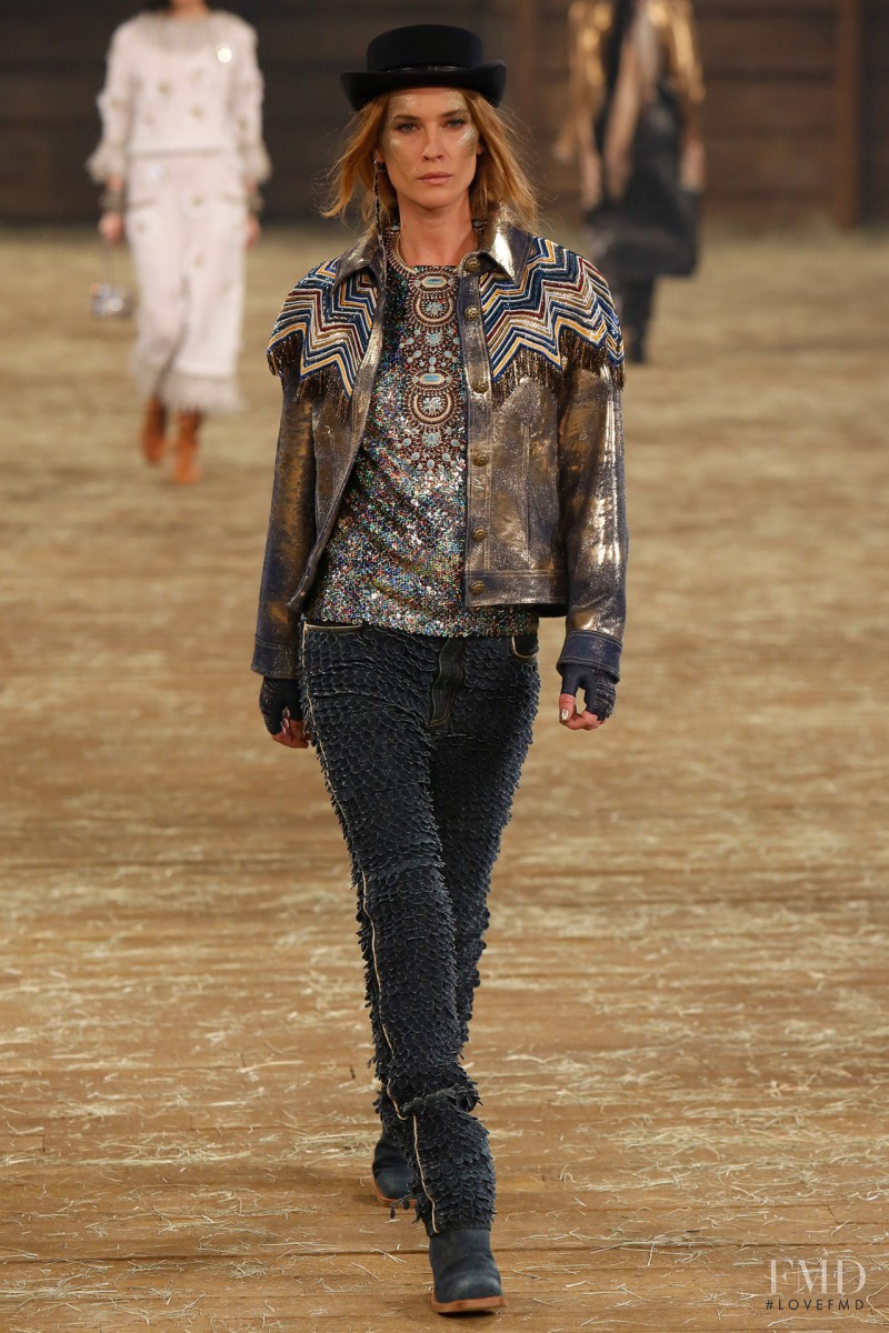 Erin Wasson featured in  the Chanel fashion show for Pre-Fall 2014