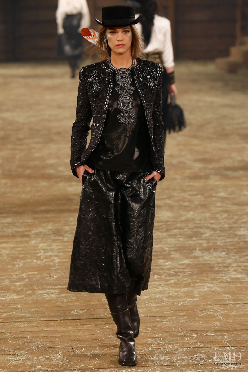 Samantha Gradoville featured in  the Chanel fashion show for Pre-Fall 2014