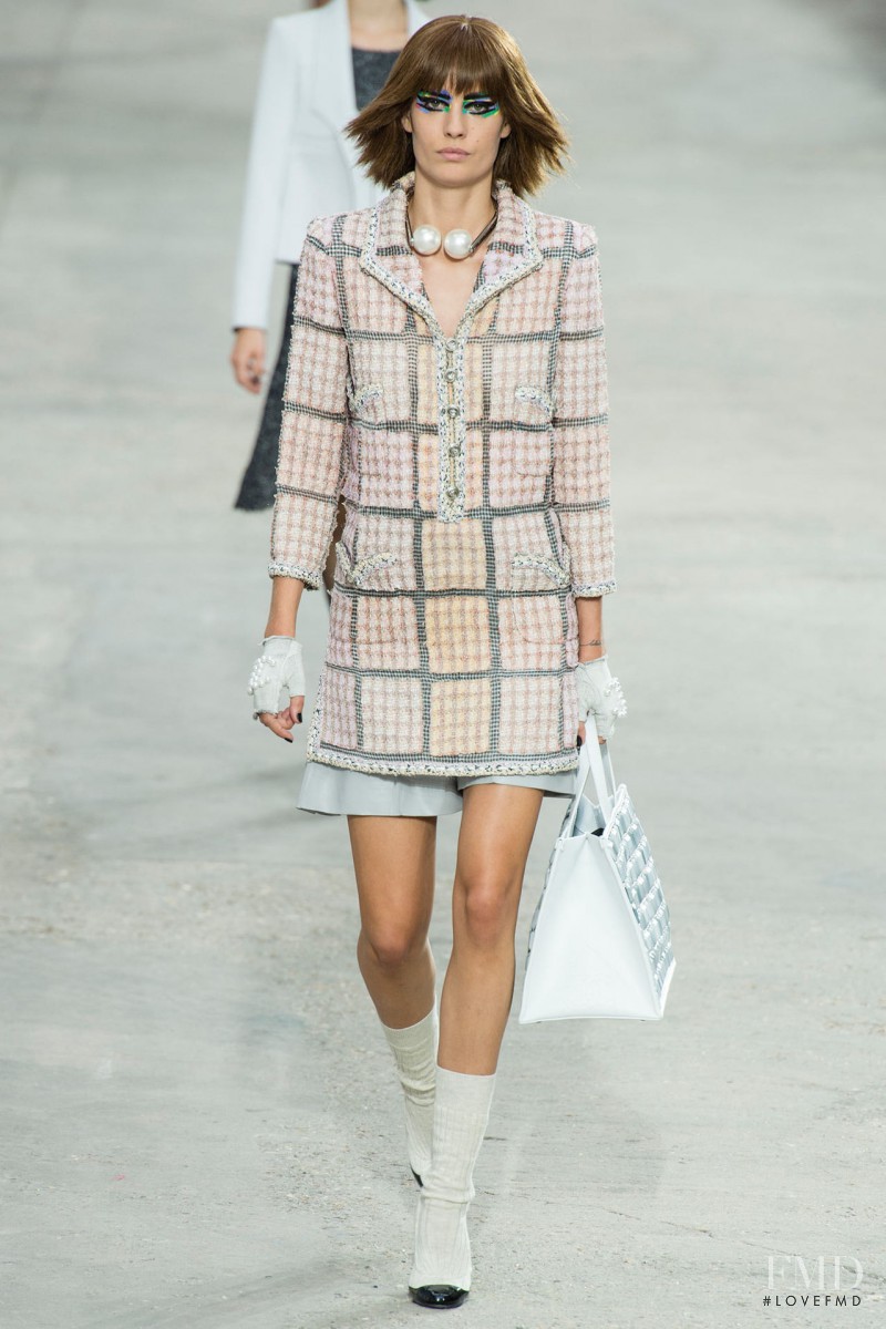 Nadja Bender featured in  the Chanel fashion show for Spring/Summer 2014