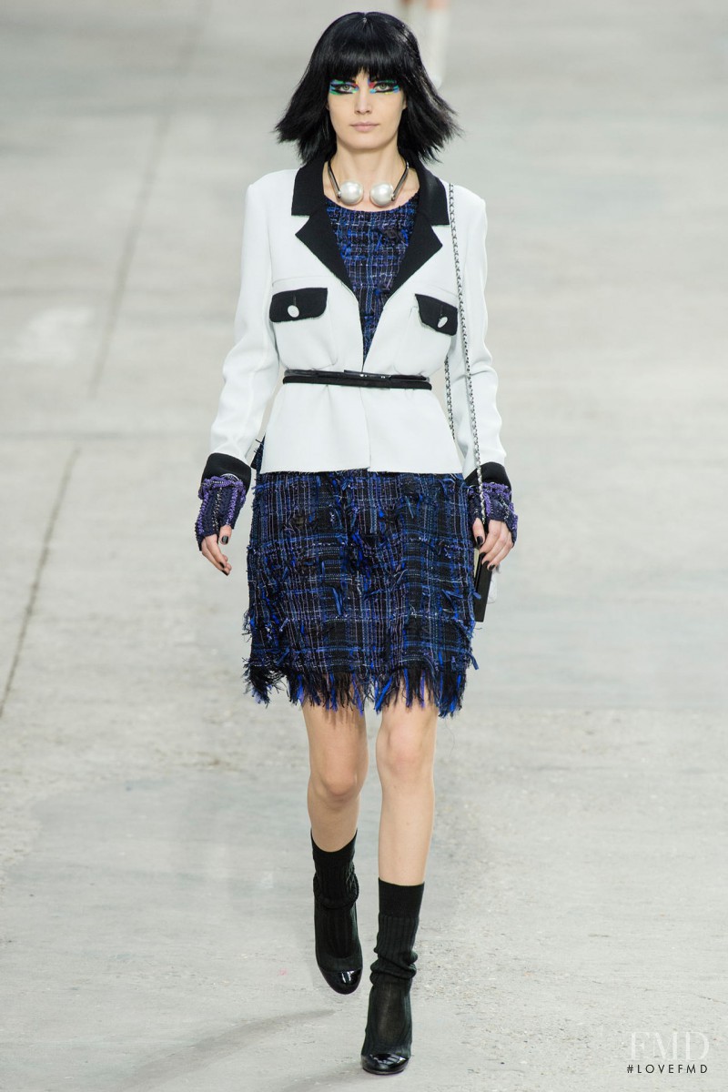 Zlata Mangafic featured in  the Chanel fashion show for Spring/Summer 2014