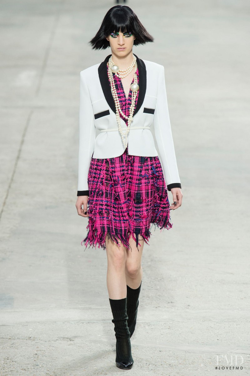 Ashleigh Good featured in  the Chanel fashion show for Spring/Summer 2014