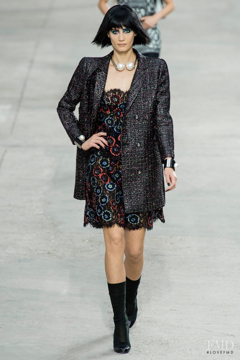 Drake Burnette featured in  the Chanel fashion show for Spring/Summer 2014