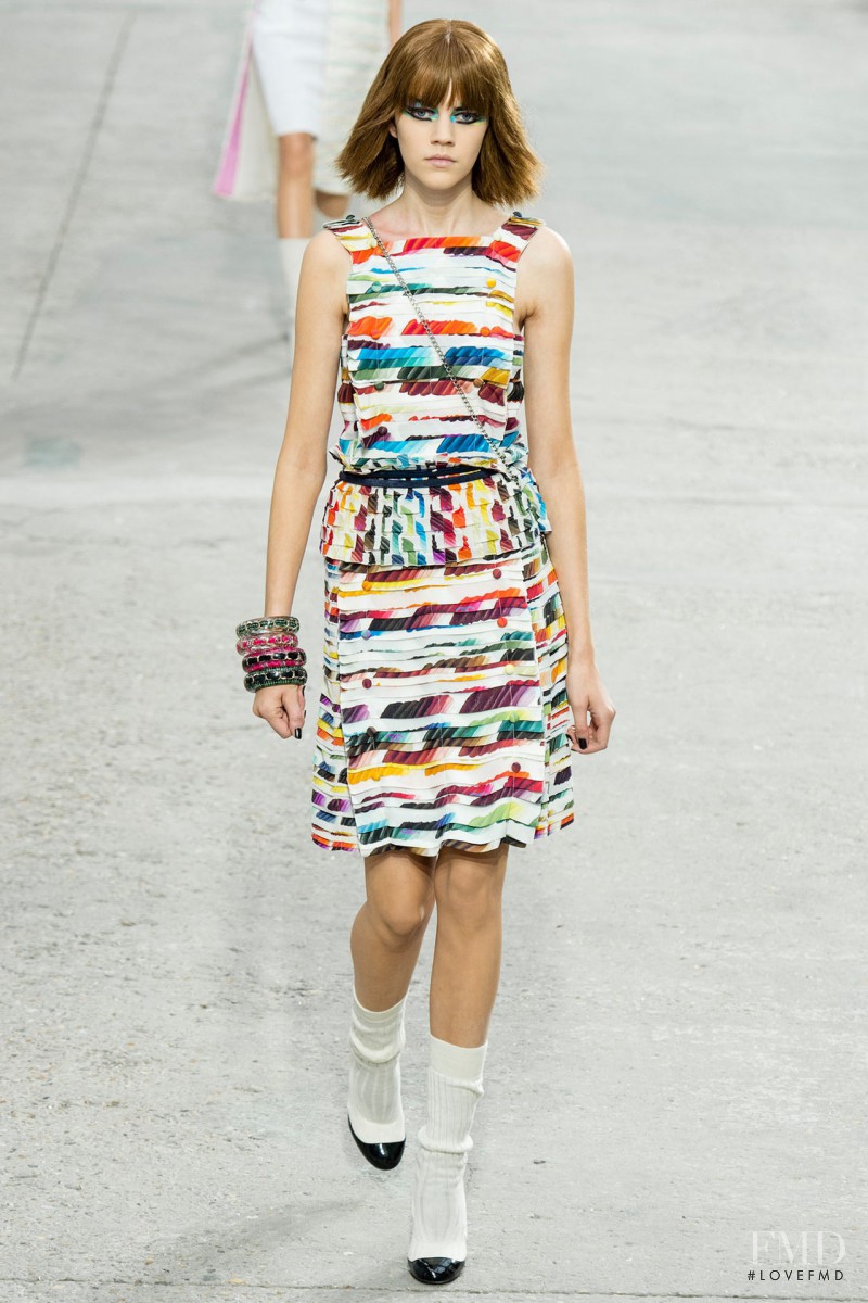 Antonia Wesseloh featured in  the Chanel fashion show for Spring/Summer 2014