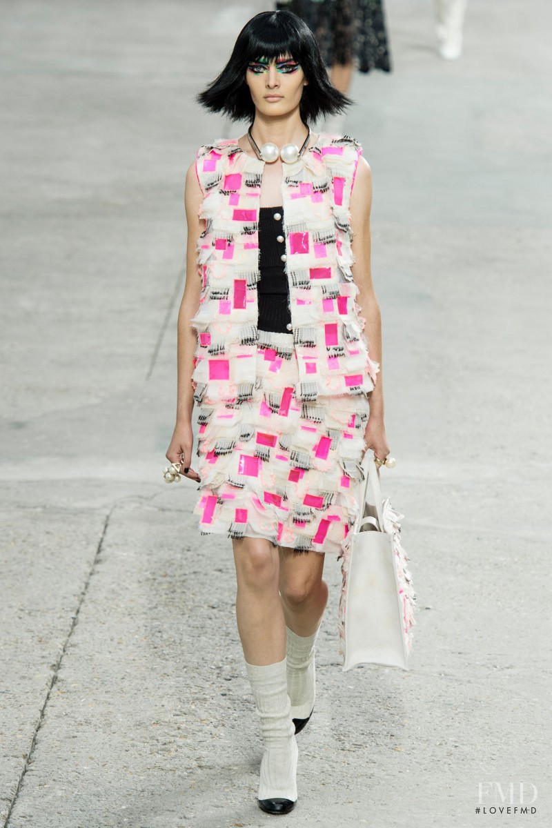 Sam Rollinson featured in  the Chanel fashion show for Spring/Summer 2014