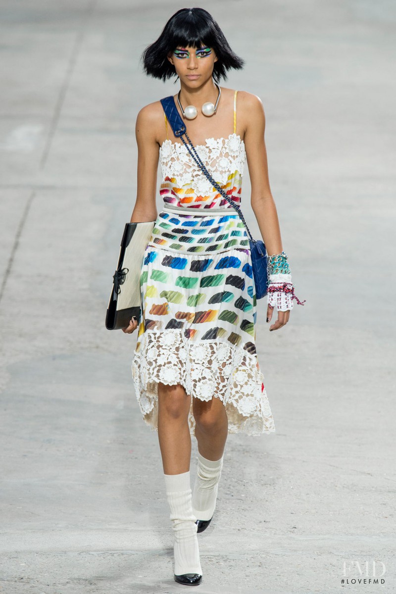Binx Walton featured in  the Chanel fashion show for Spring/Summer 2014