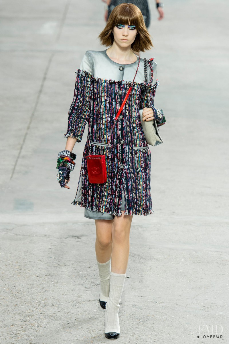 Grace Hartzel featured in  the Chanel fashion show for Spring/Summer 2014