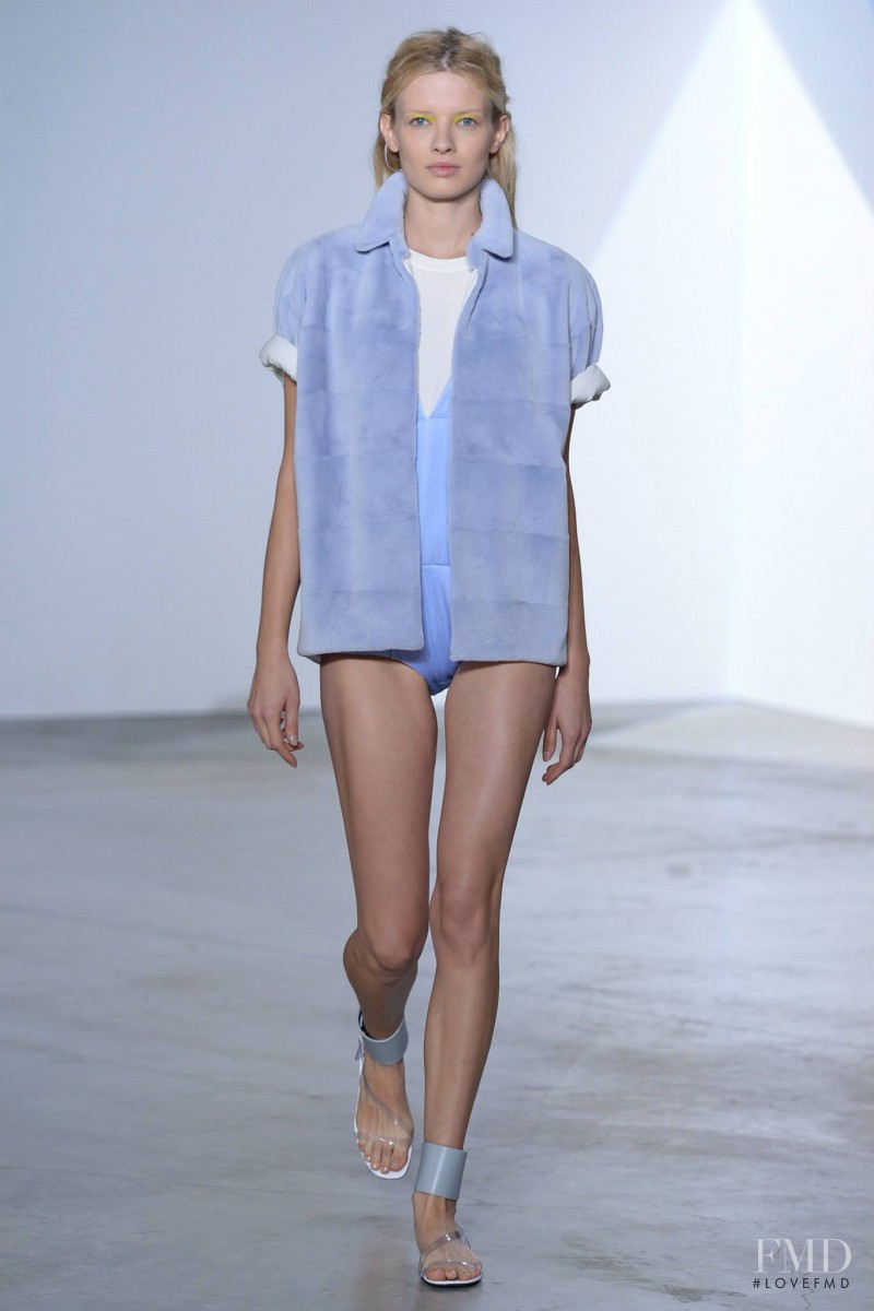 Natalia Siodmiak featured in  the Vionnet fashion show for Spring/Summer 2014