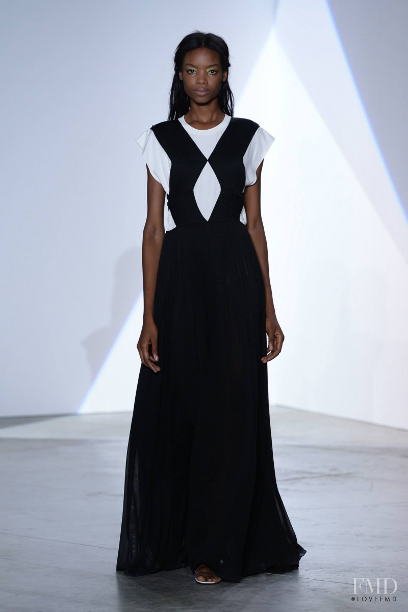 Maria Borges featured in  the Vionnet fashion show for Spring/Summer 2014