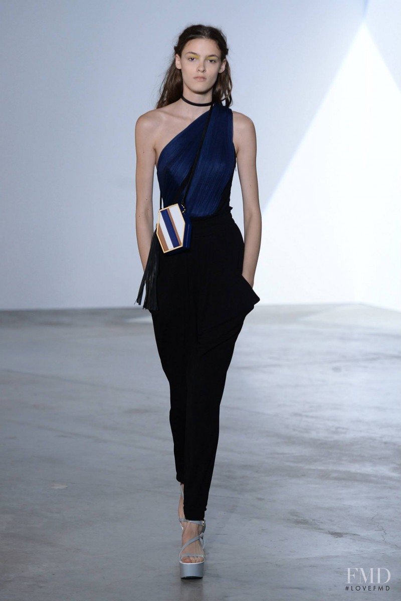 Kremi Otashliyska featured in  the Vionnet fashion show for Spring/Summer 2014