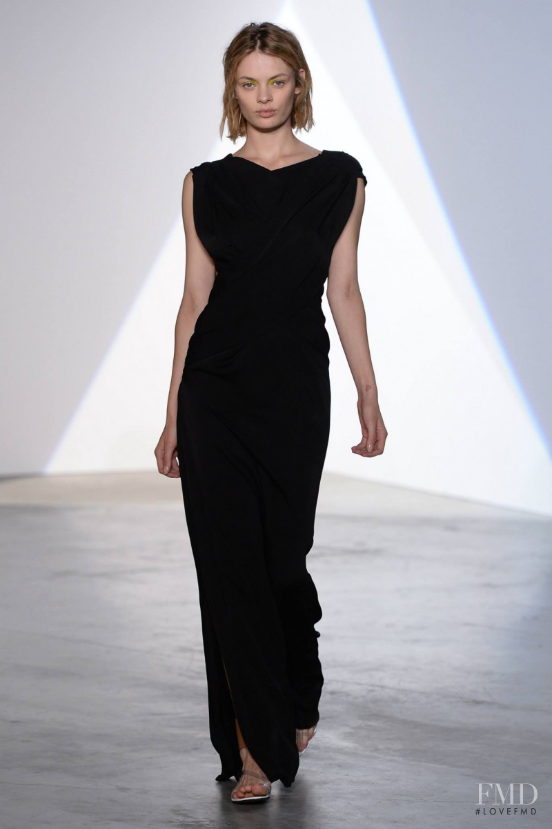 Stef van der Laan featured in  the Vionnet fashion show for Spring/Summer 2014