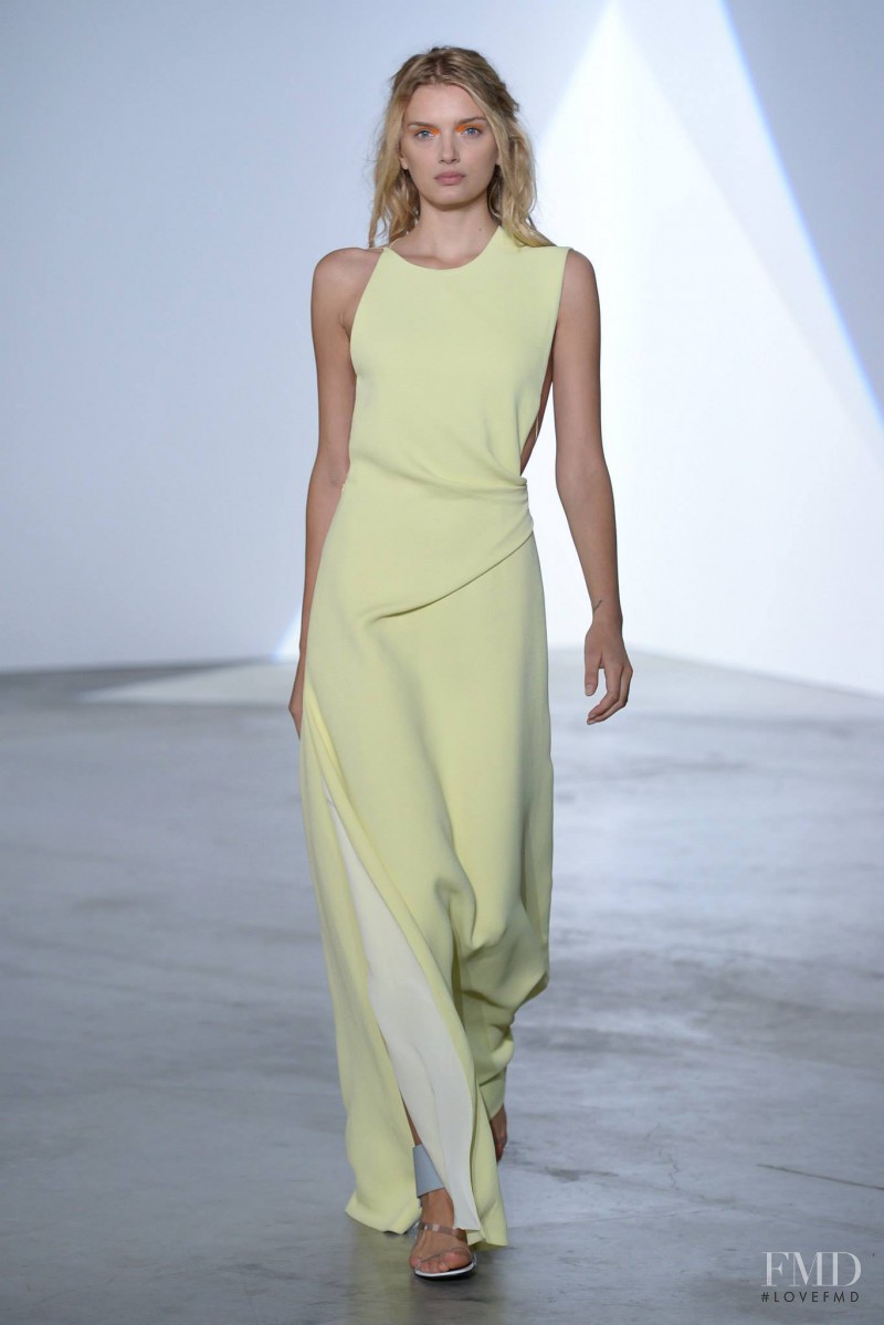 Lily Donaldson featured in  the Vionnet fashion show for Spring/Summer 2014