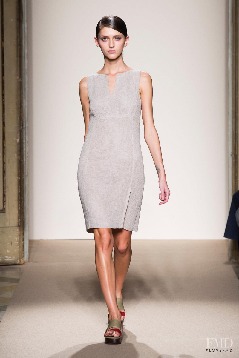 Alexandra Rudakova featured in  the Cividini fashion show for Spring/Summer 2014