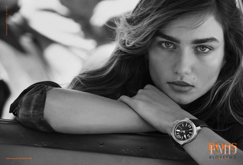 Andreea Diaconu featured in  the Boss by Hugo Boss advertisement for Spring/Summer 2015