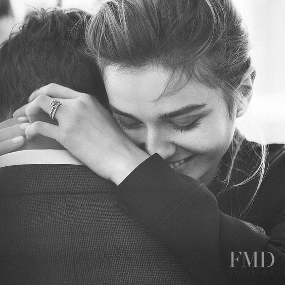 Andreea Diaconu featured in  the David Yurman \'The New Wedding Collection\'  lookbook for Winter 2016