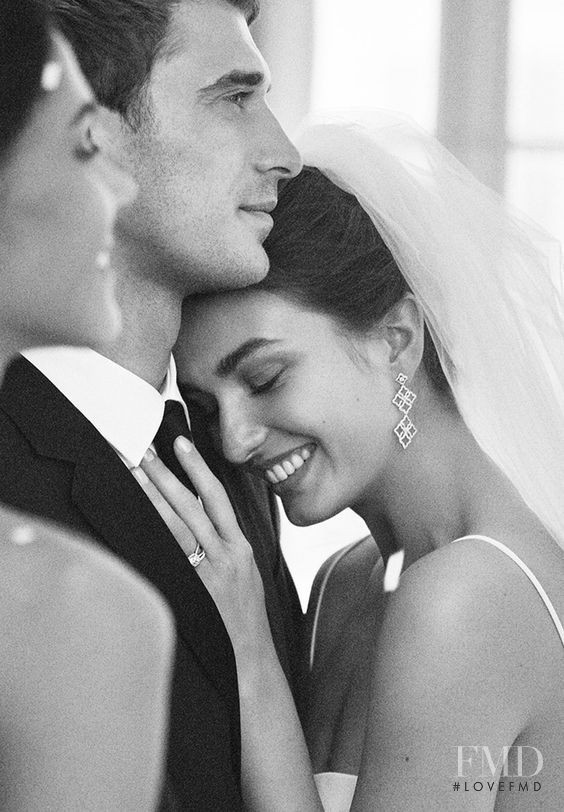 Andreea Diaconu featured in  the David Yurman \'The New Wedding Collection\'  lookbook for Winter 2016