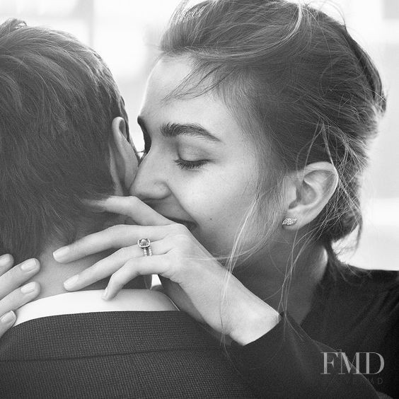 Andreea Diaconu featured in  the David Yurman \'The New Wedding Collection\'  lookbook for Winter 2016