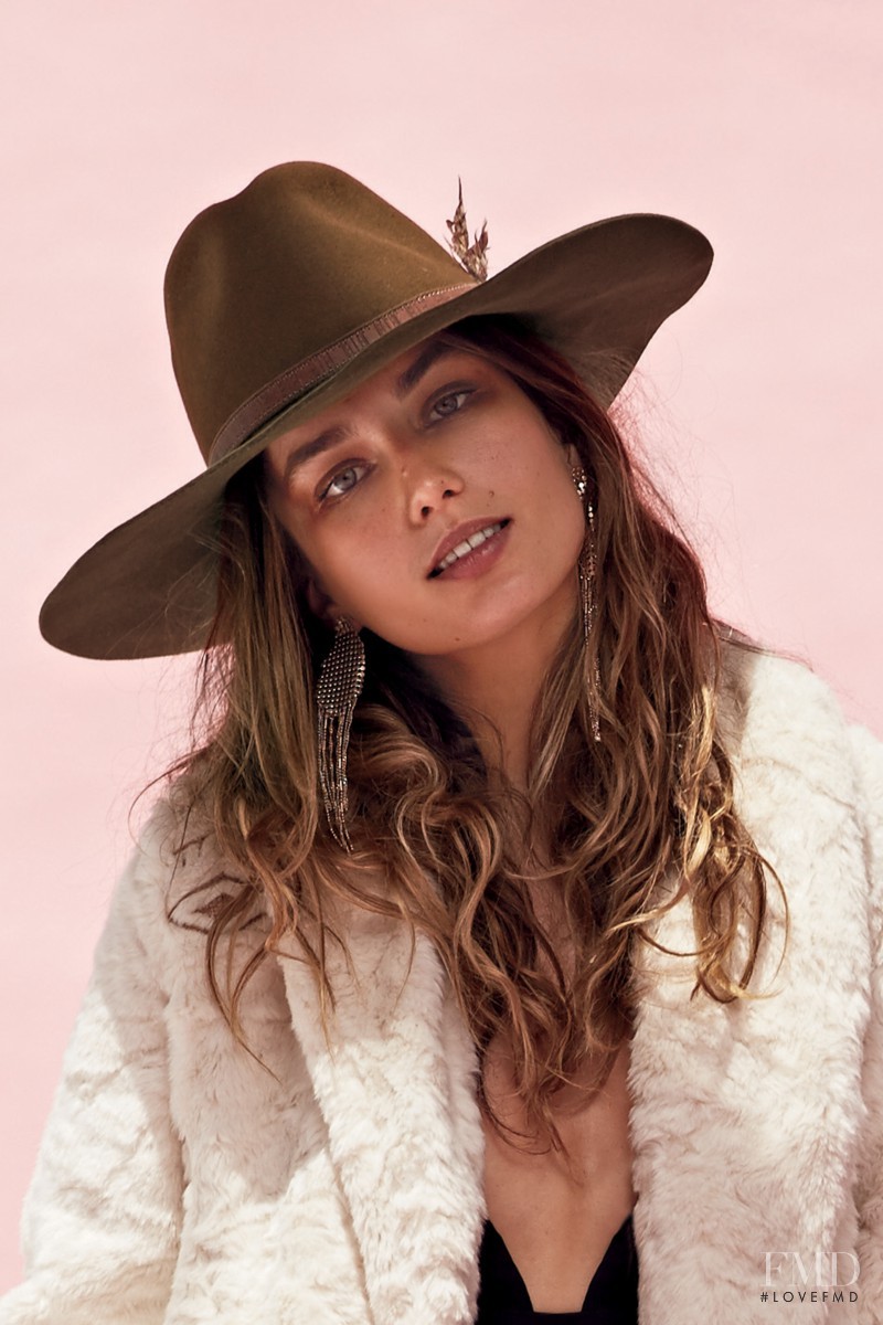 Andreea Diaconu featured in  the Free People lookbook for Autumn/Winter 2016