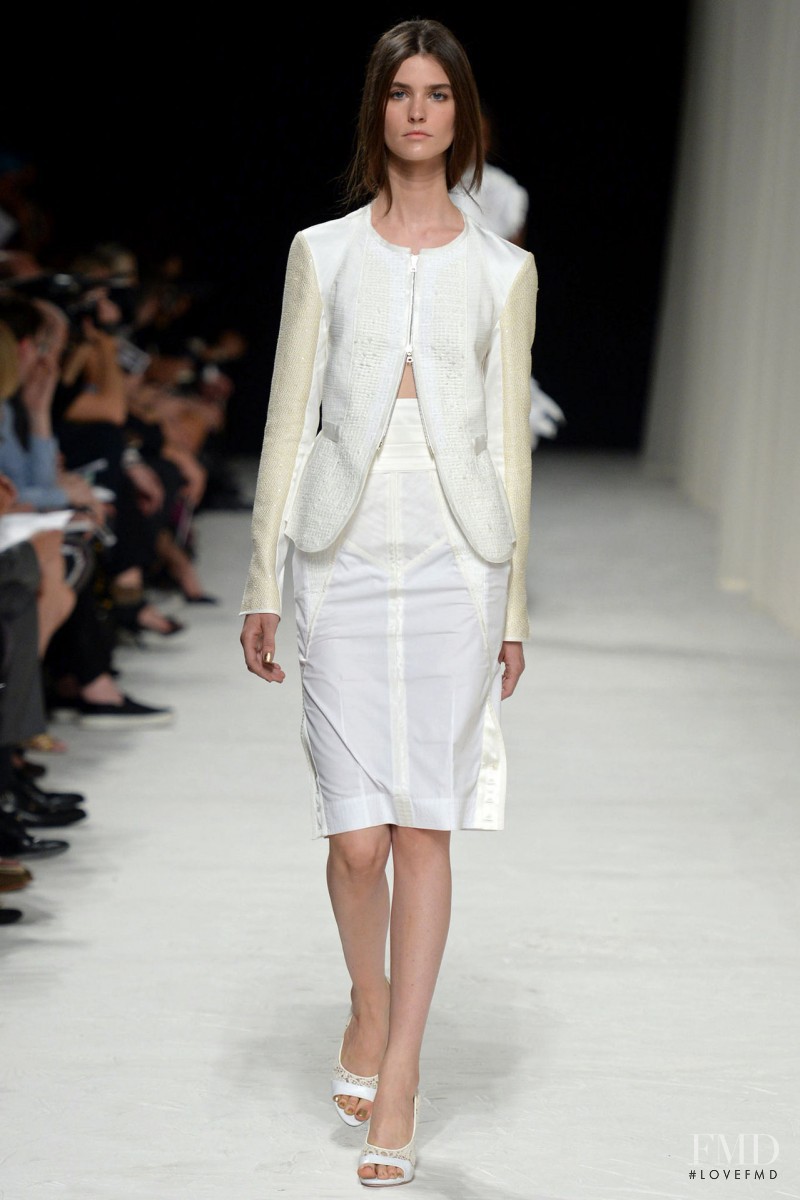 Manon Leloup featured in  the Nina Ricci fashion show for Spring/Summer 2014