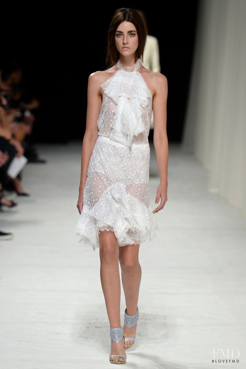 Cristina Herrmann featured in  the Nina Ricci fashion show for Spring/Summer 2014