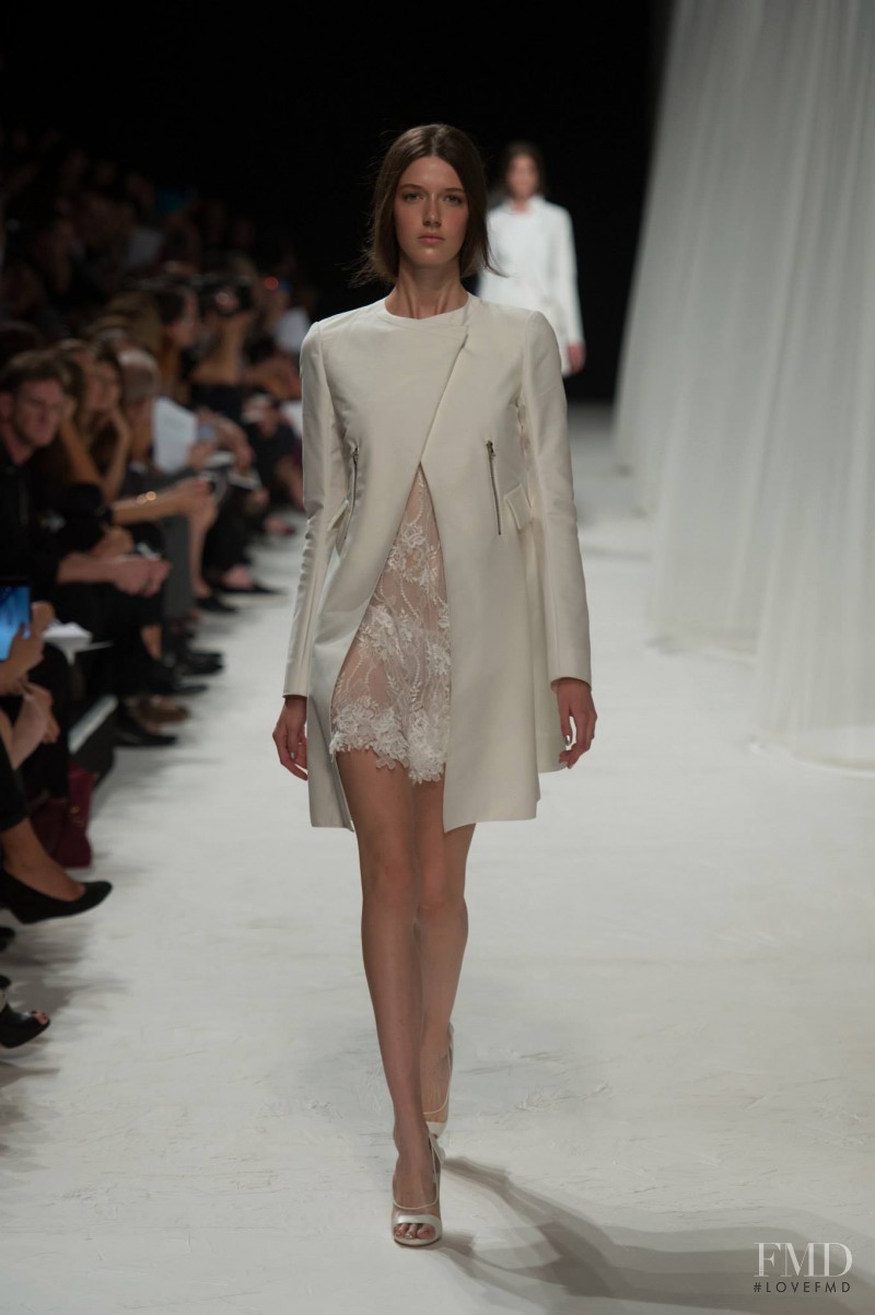 Josephine van Delden featured in  the Nina Ricci fashion show for Spring/Summer 2014