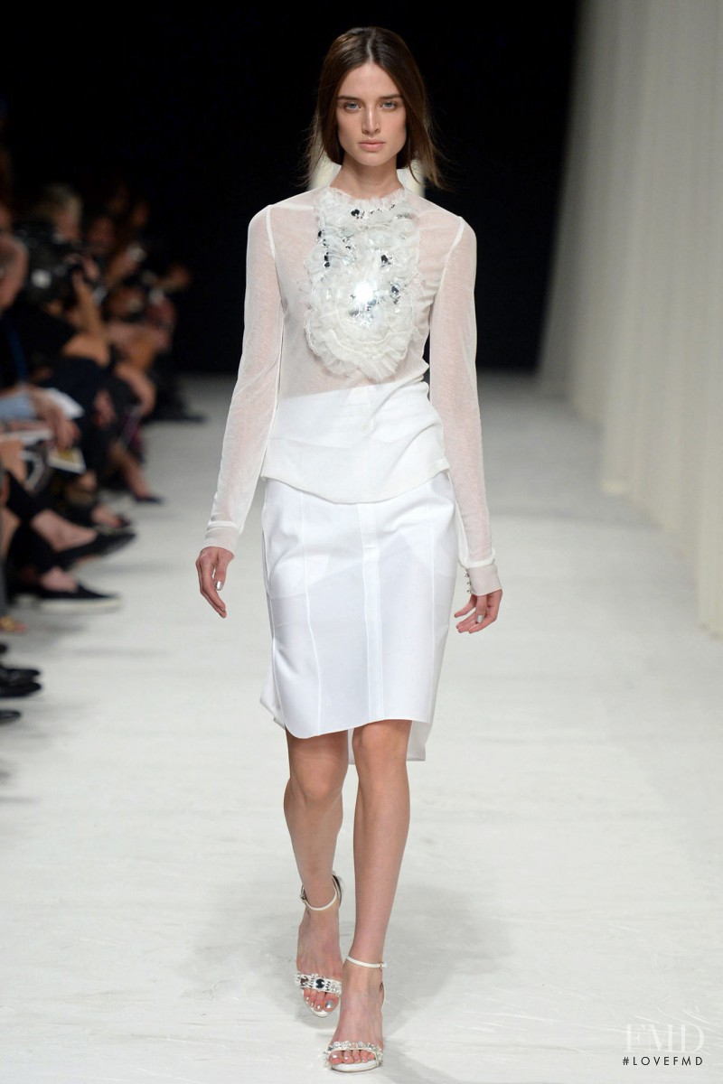 Kate Goodling featured in  the Nina Ricci fashion show for Spring/Summer 2014