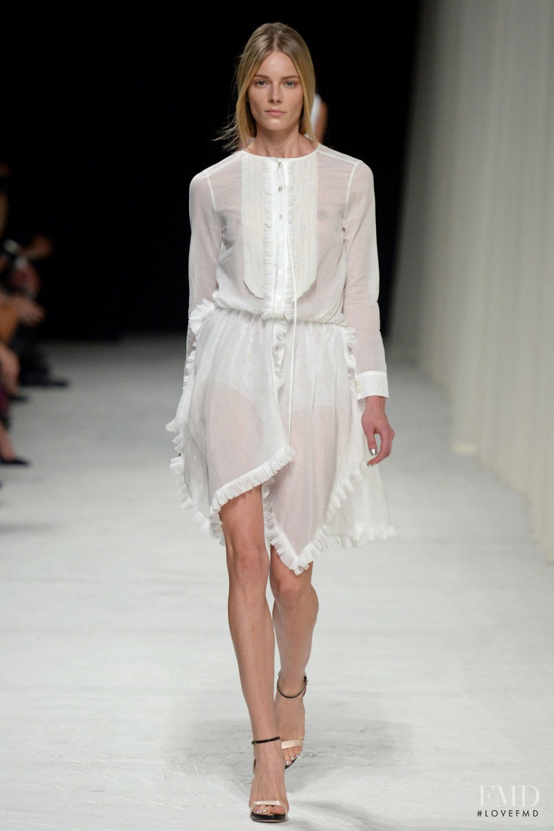 Ieva Laguna featured in  the Nina Ricci fashion show for Spring/Summer 2014