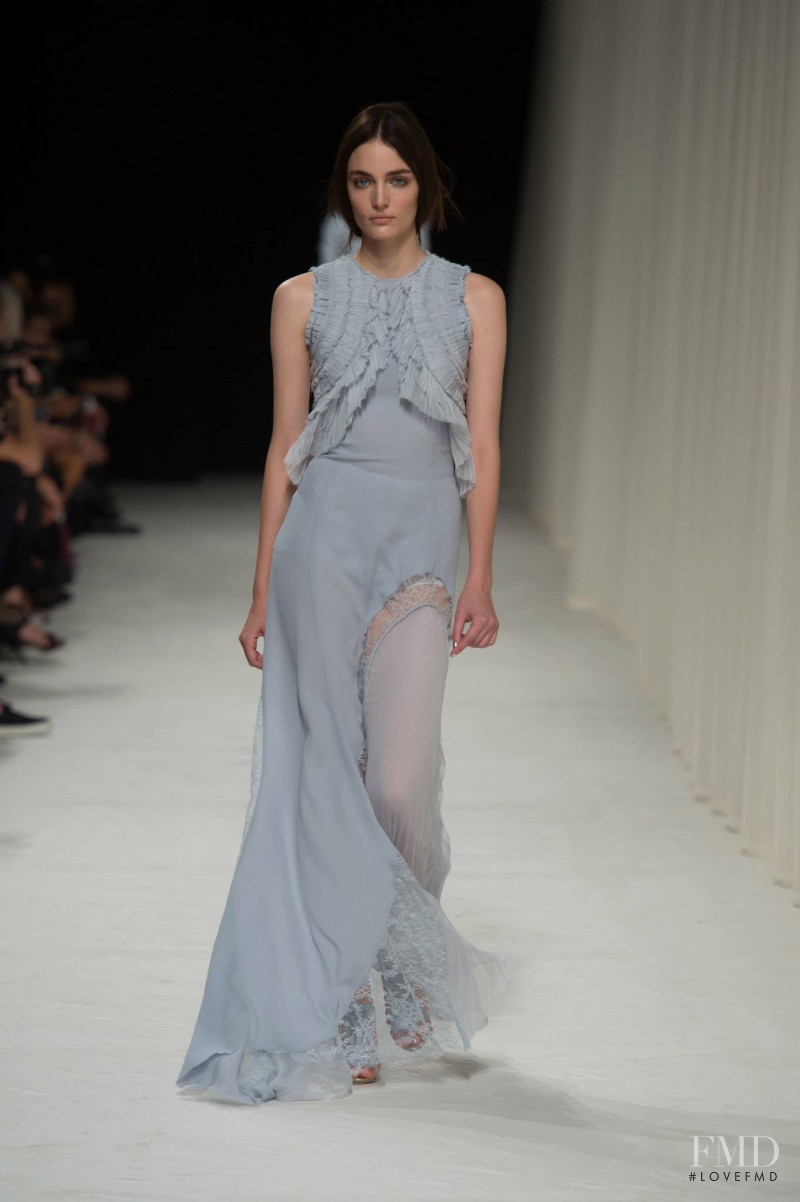 Zuzanna Bijoch featured in  the Nina Ricci fashion show for Spring/Summer 2014