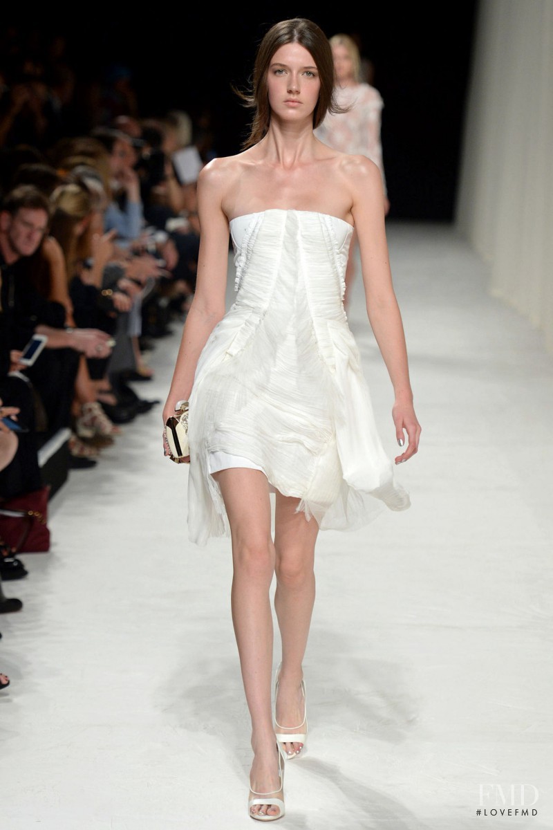 Josephine van Delden featured in  the Nina Ricci fashion show for Spring/Summer 2014