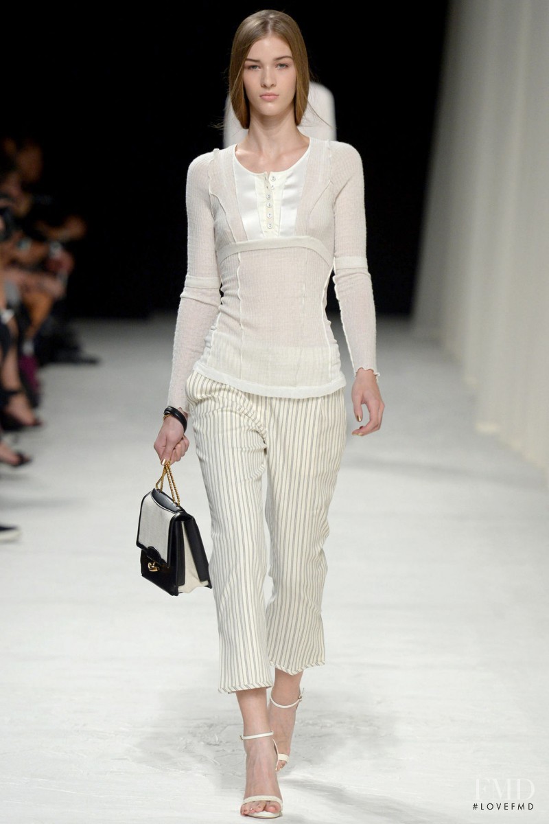 Elena Bartels featured in  the Nina Ricci fashion show for Spring/Summer 2014