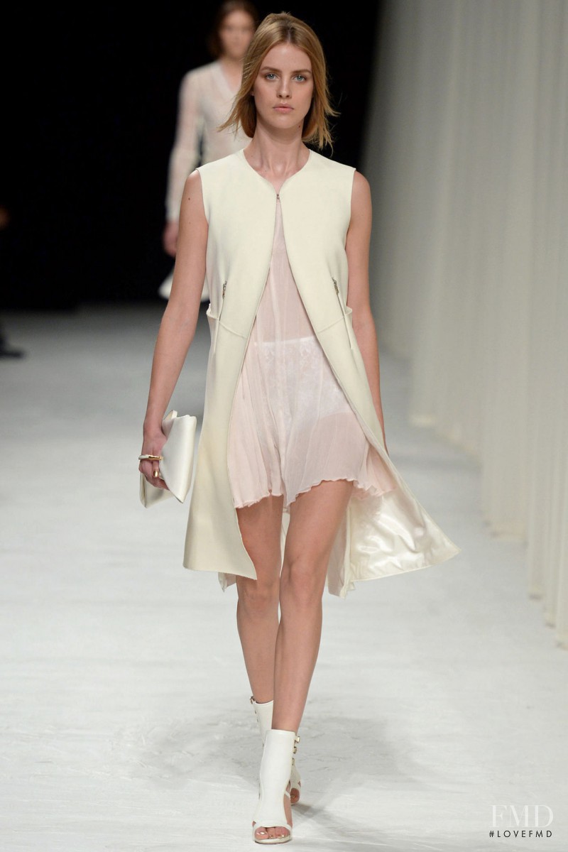 Julia Frauche featured in  the Nina Ricci fashion show for Spring/Summer 2014