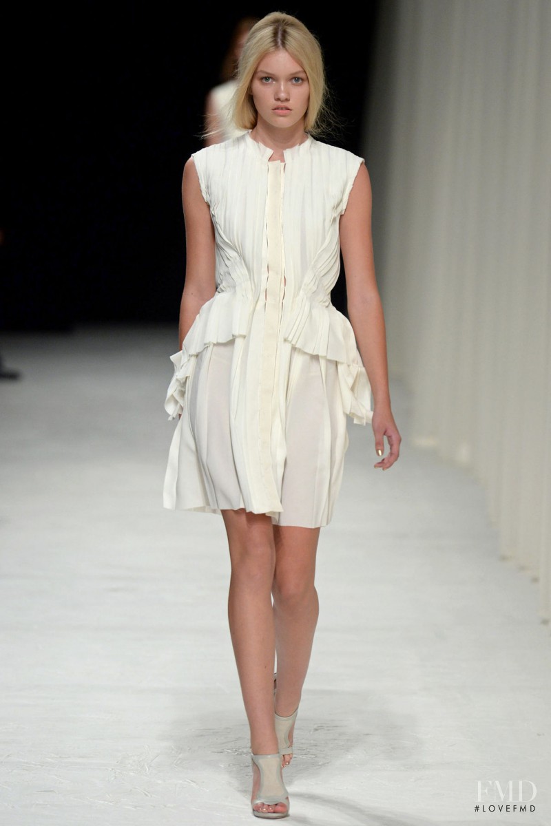 Maggie Laine featured in  the Nina Ricci fashion show for Spring/Summer 2014
