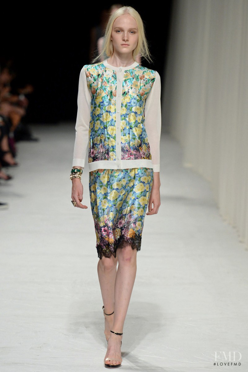 Maja Salamon featured in  the Nina Ricci fashion show for Spring/Summer 2014