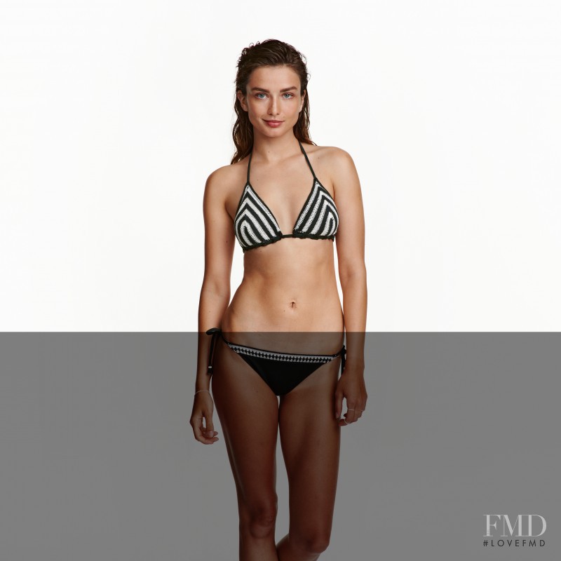 Andreea Diaconu featured in  the H&M Lingerie & Swimwear catalogue for Autumn/Winter 2016