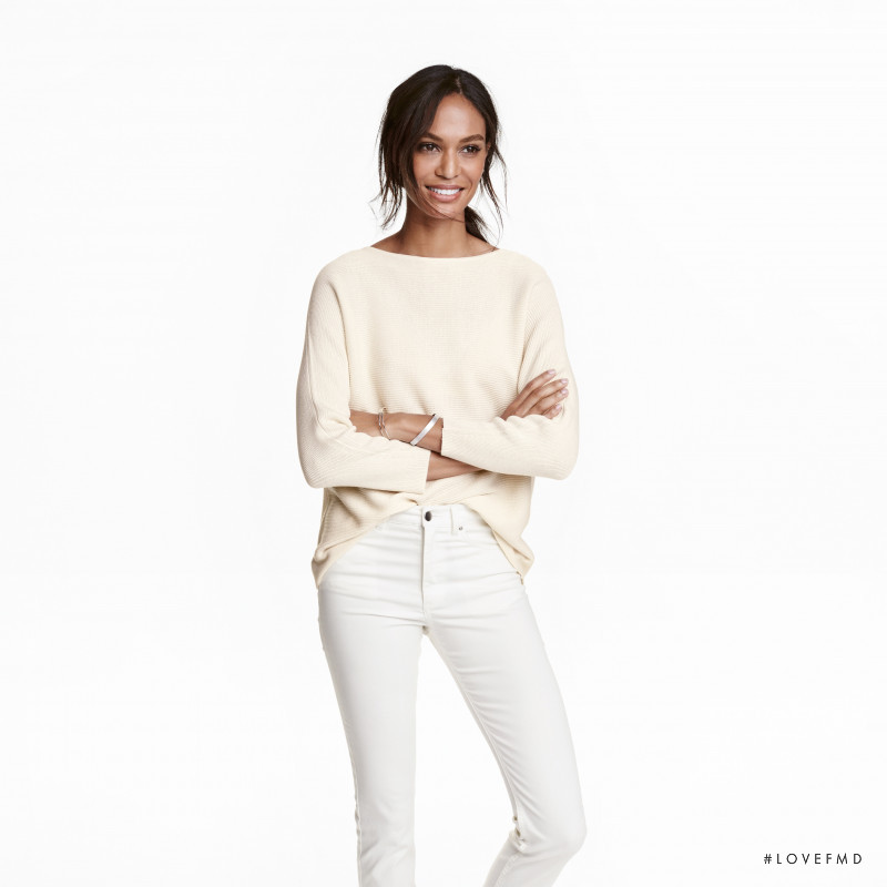 Joan Smalls featured in  the H&M catalogue for Autumn/Winter 2016