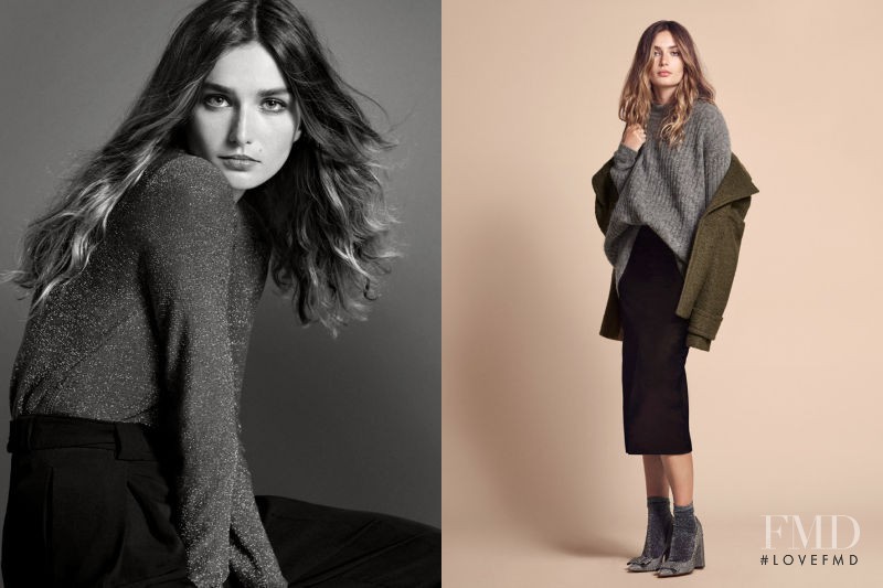 Andreea Diaconu featured in  the H&M advertisement for Winter 2016