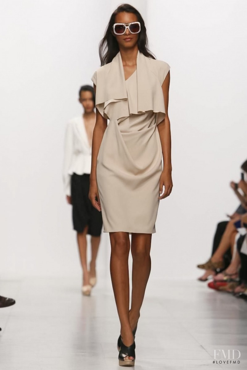 Lais Ribeiro featured in  the Hussein Chalayan fashion show for Spring/Summer 2014