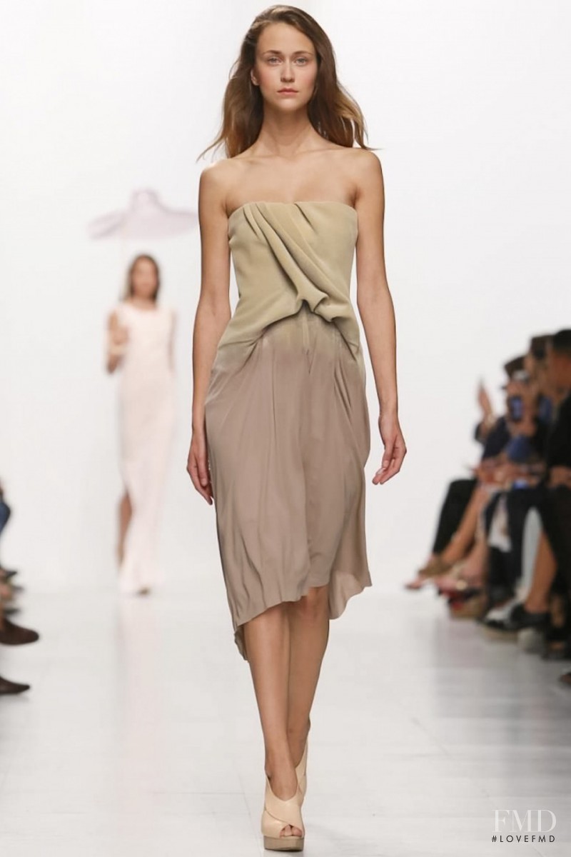 Nastya Choo featured in  the Hussein Chalayan fashion show for Spring/Summer 2014