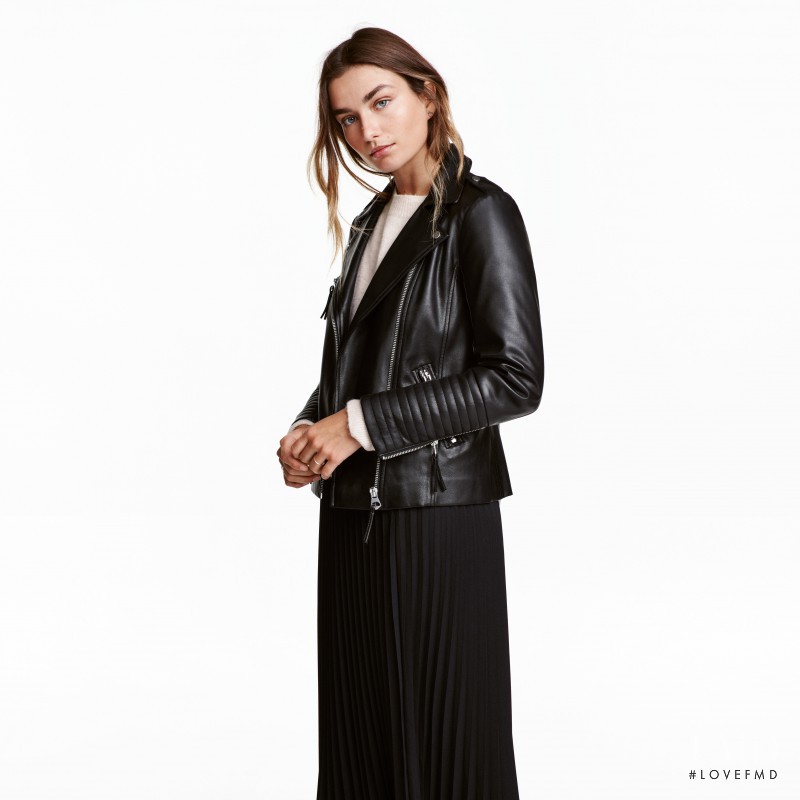 Andreea Diaconu featured in  the H&M catalogue for Spring/Summer 2017
