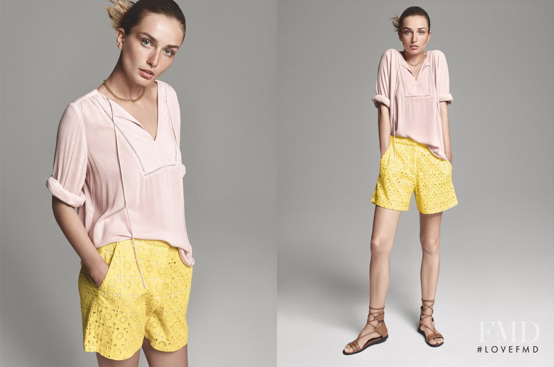 Andreea Diaconu featured in  the Studio W by Woolworths lookbook for Spring/Summer 2016