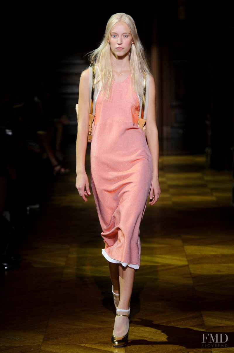 Eva Berzina featured in  the Sonia Rykiel fashion show for Spring/Summer 2014
