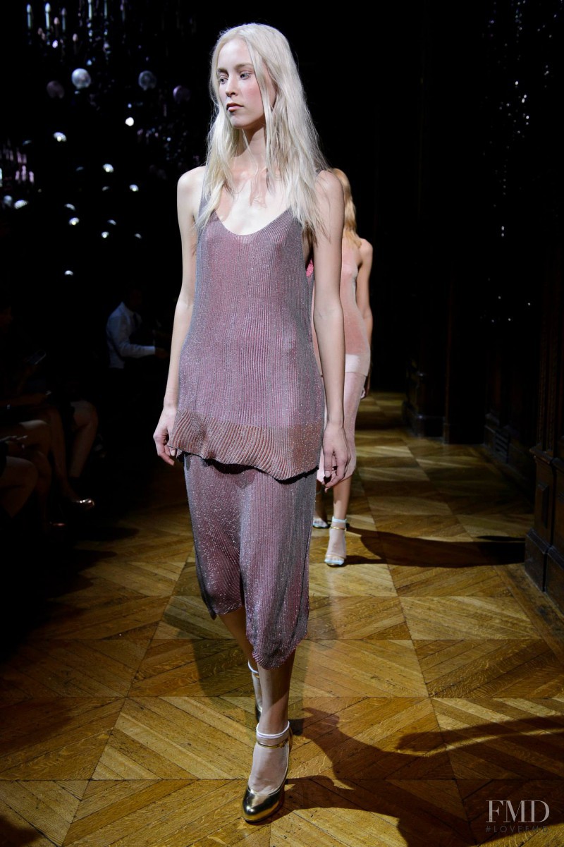 Eva Berzina featured in  the Sonia Rykiel fashion show for Spring/Summer 2014