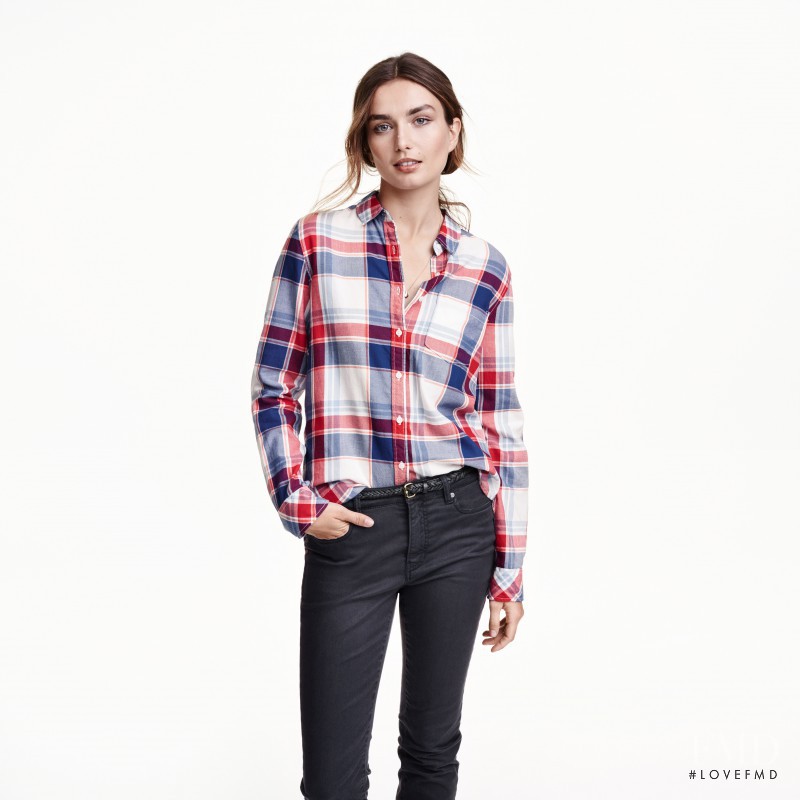 Andreea Diaconu featured in  the H&M catalogue for Spring/Summer 2016