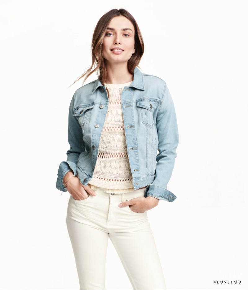 Andreea Diaconu featured in  the H&M catalogue for Spring/Summer 2016