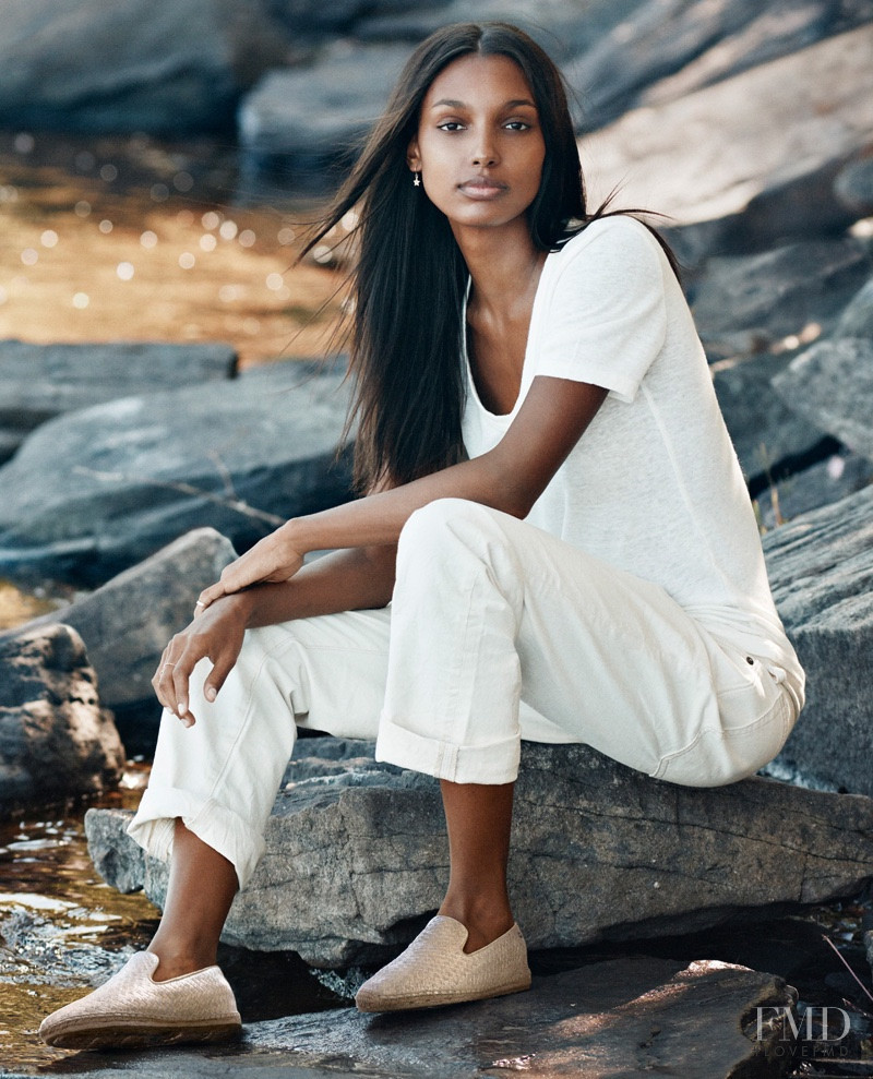 Jasmine Tookes featured in  the UGG Australia advertisement for Spring/Summer 2016