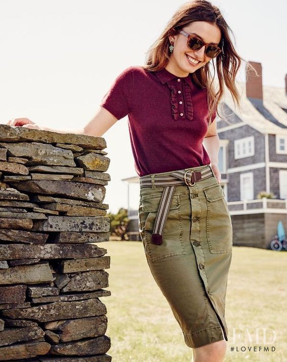 Andreea Diaconu featured in  the J.Crew Style Guide lookbook for Summer 2016